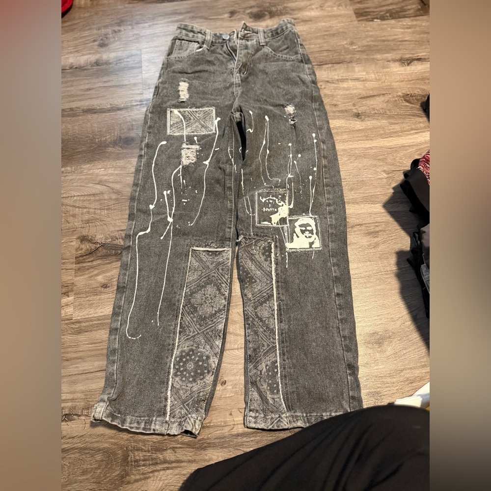 High Rise Women Jeans in Black